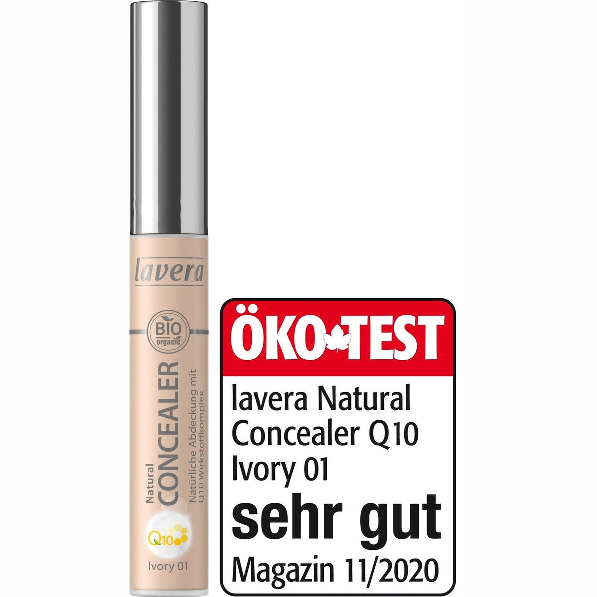 Lavera Natural Concealer Q10 - Organic Ivory Makeup 01 firstorganicbaby - –