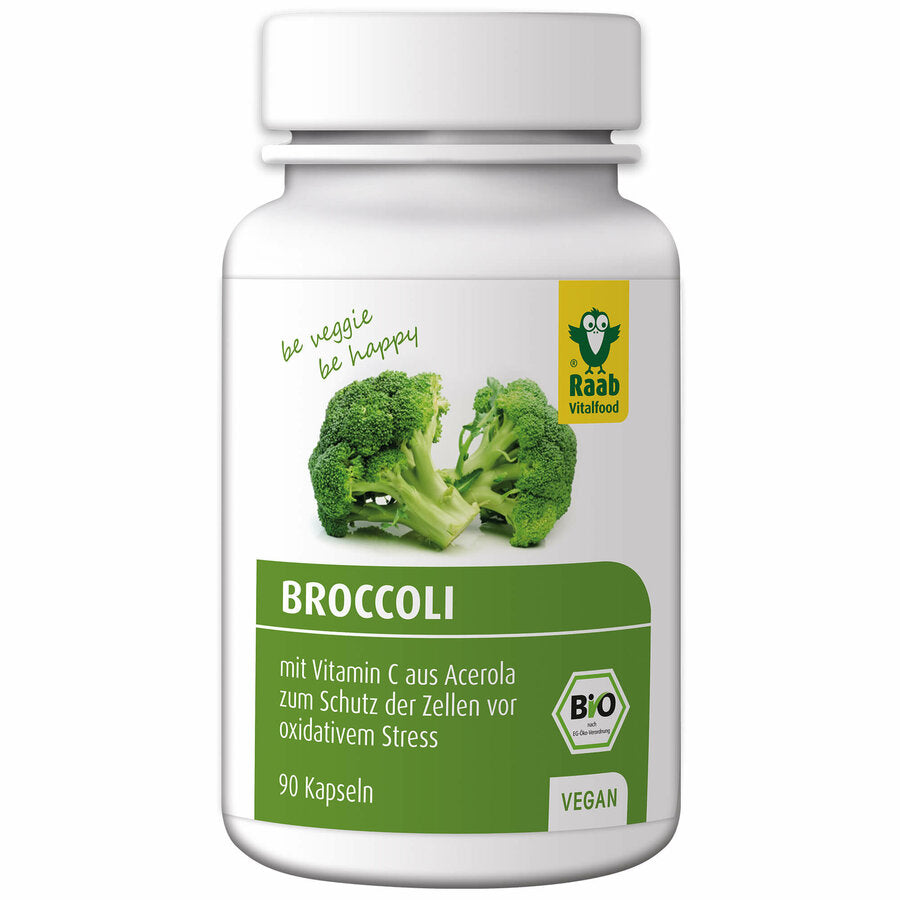 Raab Vitalfood Bio Broccoli Capsules – Superfood Supplement - Ultimate firstorganicbaby