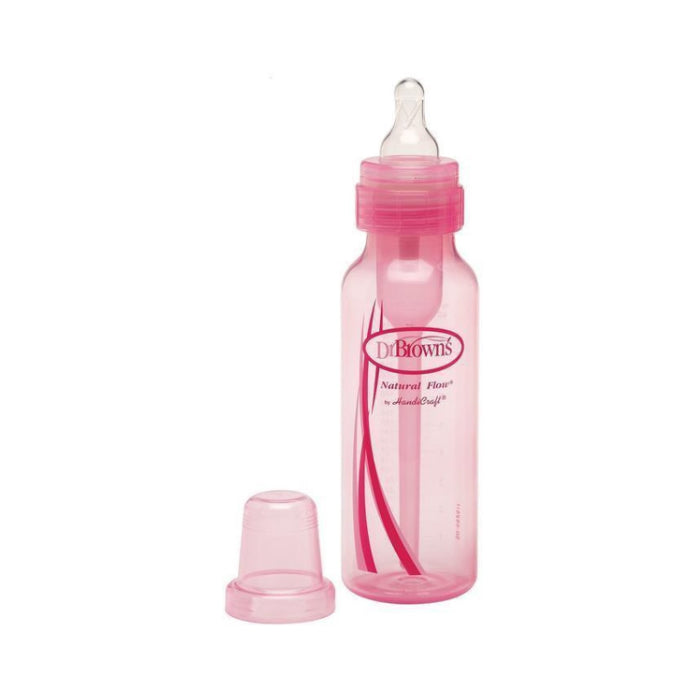 Dr.Brown's Pink Standard Neck Baby Bottle 250ml