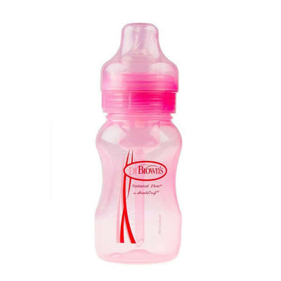 Dr Brown's Bottle Wide Neck Pink 240ml