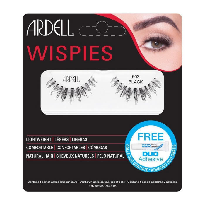 Ardell Wispies Lashes 603 Black Set - 2 Pieces