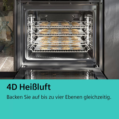 Siemens HB676G0S1 Elektro-Backofen in Edelstahl - Modernes Design, Präzise Temperaturkontrolle & Leichte Reinigung
