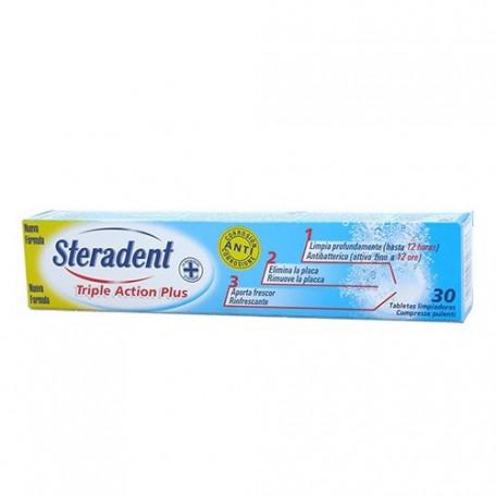 Steradent Triple Action Plus Denture Cleaning Tablets