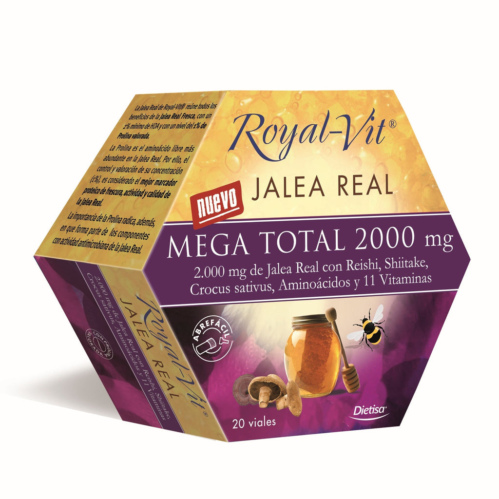Introducing the Dietisa Royal Vit Mega Total - Powerful 2000mg Liquid Vials for Ultimate Wellness Boost!
