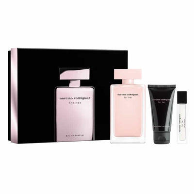 Narciso Rodriguez For Her Eau De Perfume Set - 100ml, 3-Piece Collection