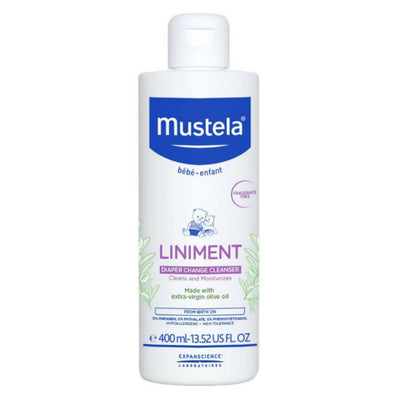 Mustela Baby Liniment 400ml Bottle for Gentle Baby Care