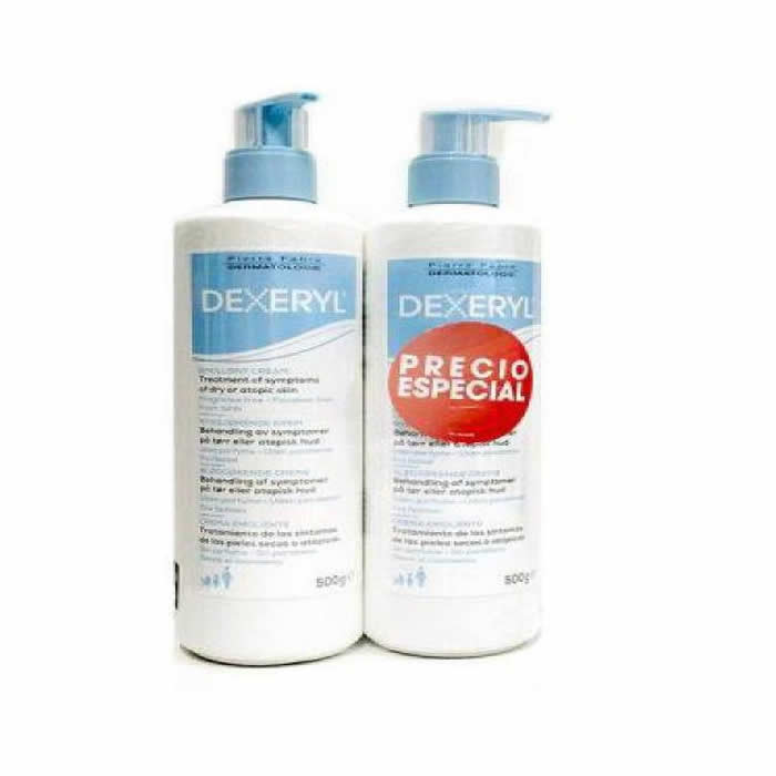 Dexeryl Emollient Cream for Dry Skin 2x500g