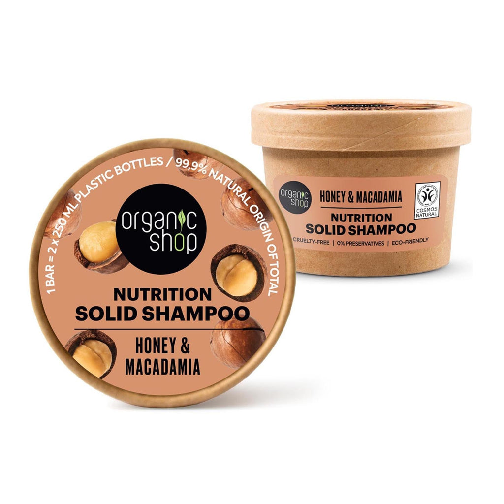 Organic Shop Honey shampoo Solid Shampoo Bar 60g