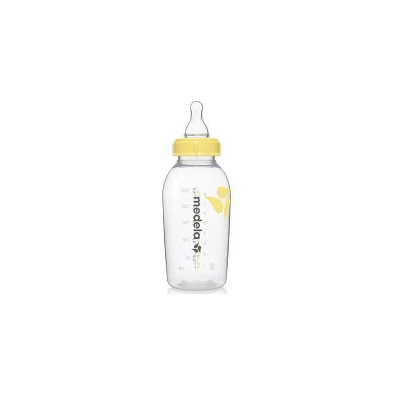 Medela 250ml Baby Bottle with Medium Flow Silicone Teat