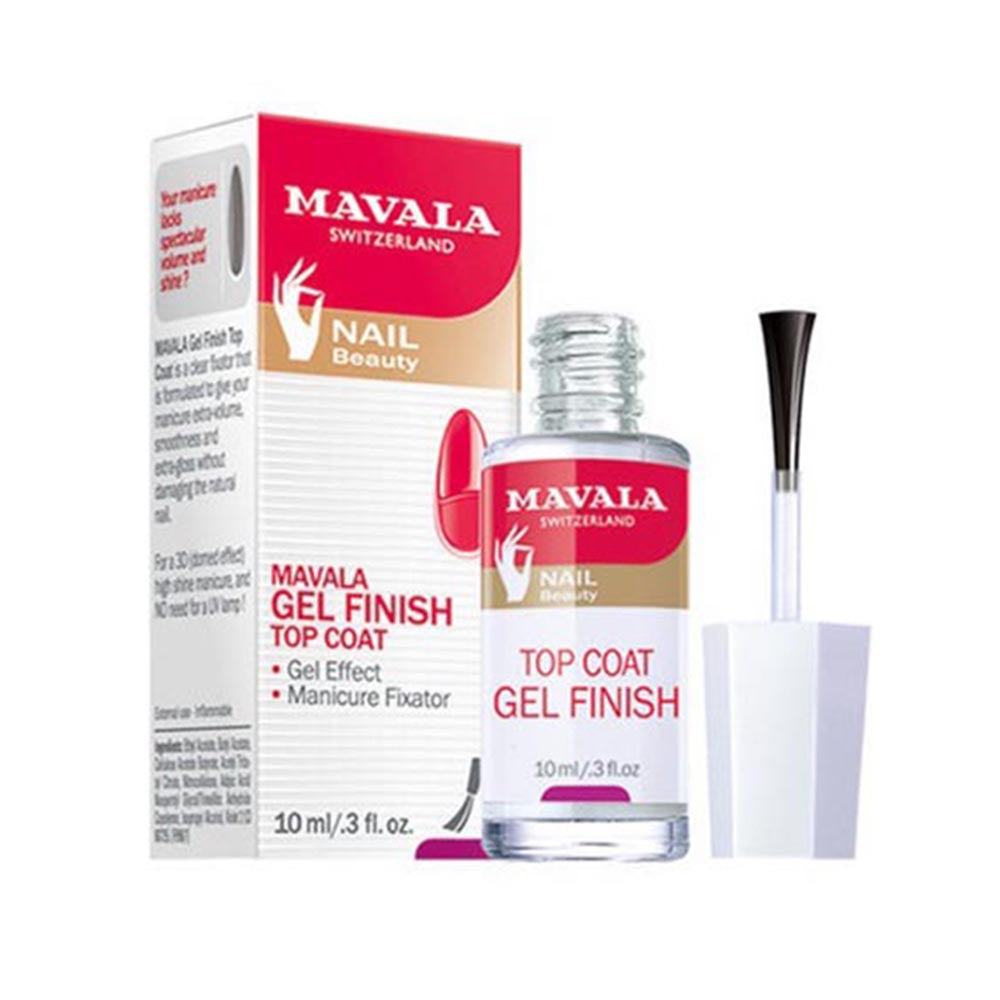 Mavala Gel Finish Top Coat for Long-Lasting Nail Protection