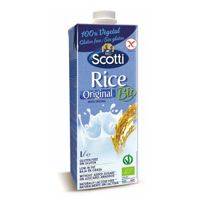 Experience Pure Delight with Riso Scotti Scotti Bebida Bio Arroz Natural 1 L - A Refreshing Organically Grown Rice Beverage!