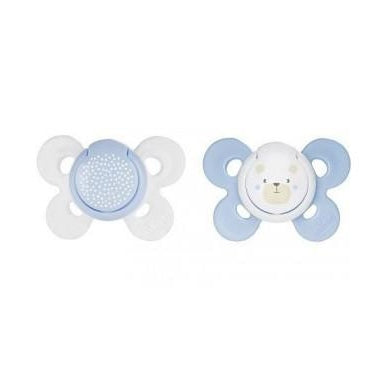 Chicco Physio Comfort Silicone Pacifier for Child 0-6 Months, Pack of 2