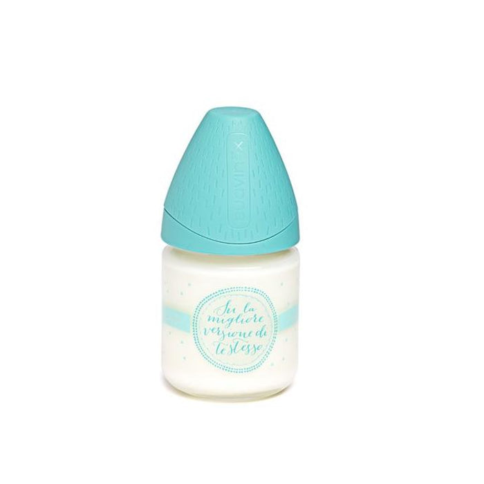 Suavinex Glass Baby Bottle with Silicone Teat 3 Positions 120ml