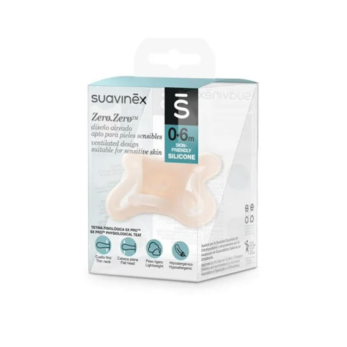 Suavinex Zero Zero Physio Soother for Babies 0-6 Months