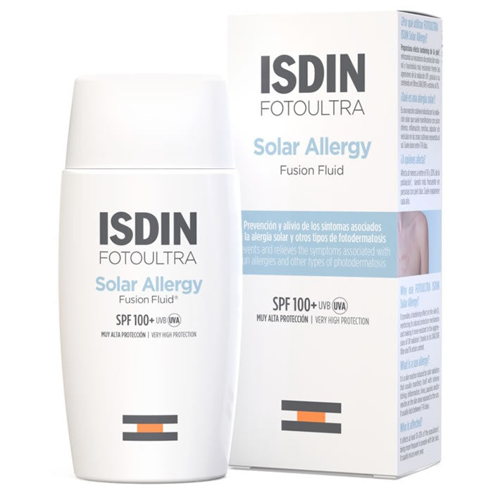 Isdin Fusion Fluid Solar Allergy SPF100 50ml Sunscreen