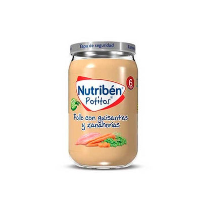 Nutribén Chicken with Peas and Carrot Baby Food Pouch 235g