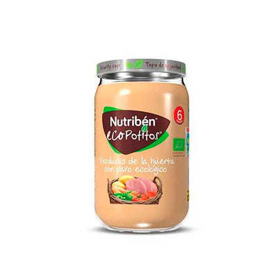 Nutribén Ecopotitos Vegetables and Turkey Baby Food 235g