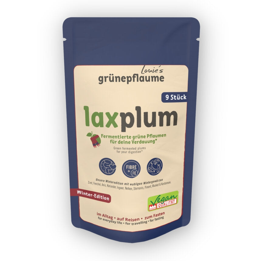 Louie's green plum laxplum winter edition (9 pieces), 135g - firstorganicbaby