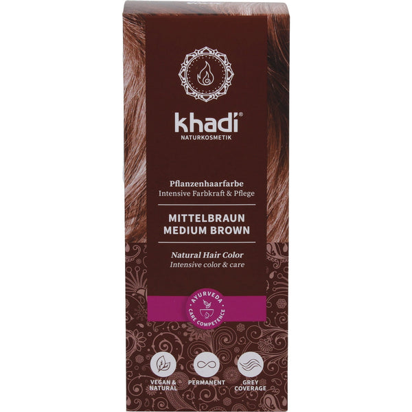 Natural colour: Khadi herbal hair colour dark brown